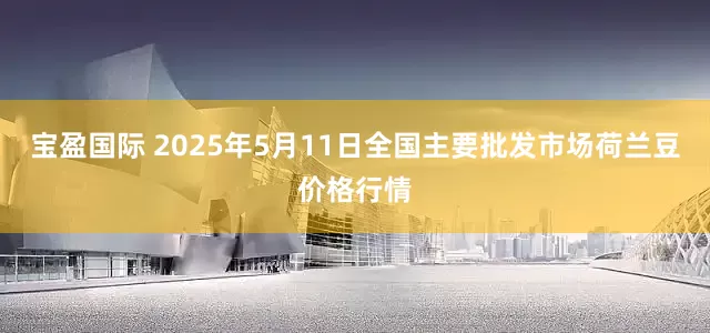 宝盈国际 2025年5月11日全国主要批发市场荷兰豆价格行情