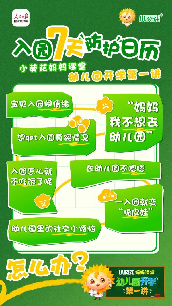 德益配资 幼儿园开学第一讲：“入园7天防护日历”来啦！这份指南快收好